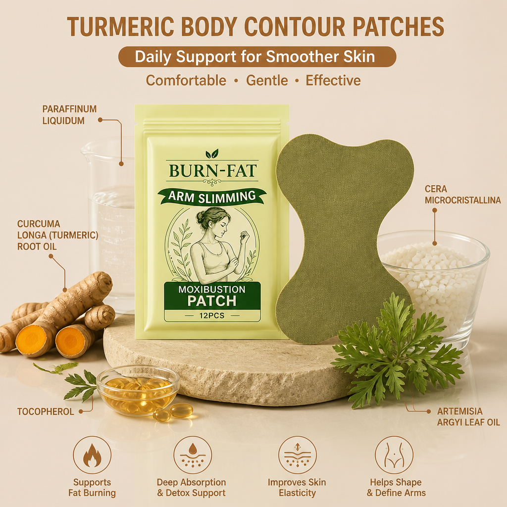 Turmeric Body Contour Patches – Comfortable Daily Support for Smoother Skin
