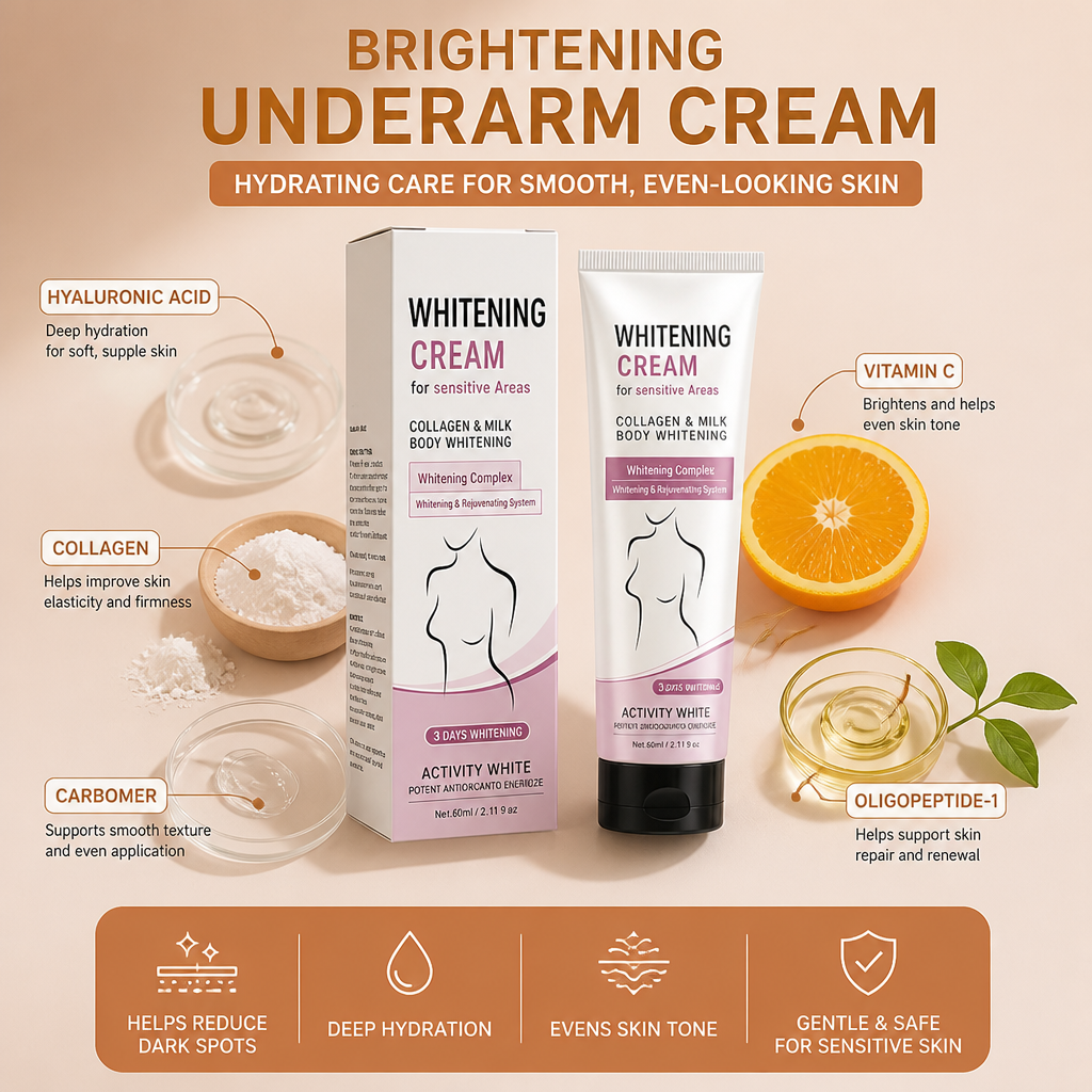 Brightening Underarm Cream – Hydrating Care for Smooth, Even-Looking Skin