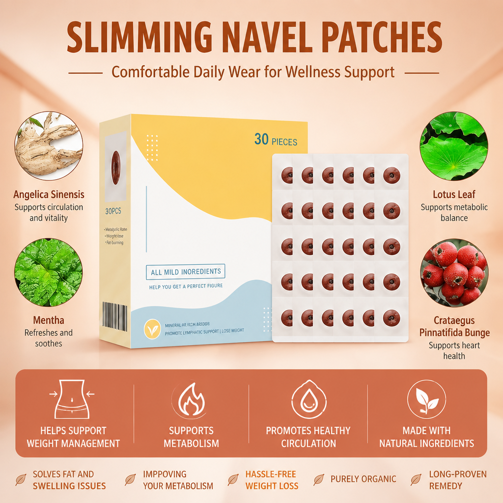 Slimming Navel Patches – Comfortable Daily Wear for Wellness Support