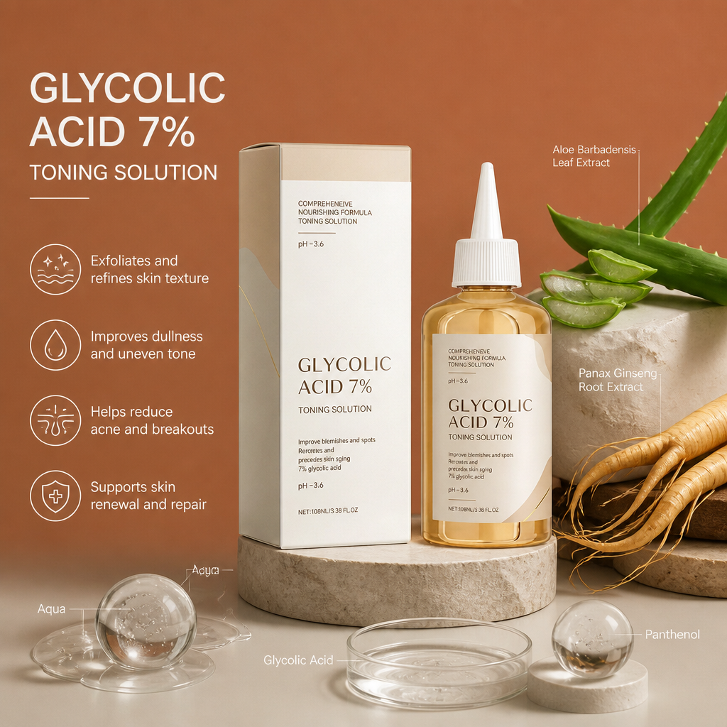 Glycolic Acid 7% Toning Solution – Smooths for Brighter-Looking Skin