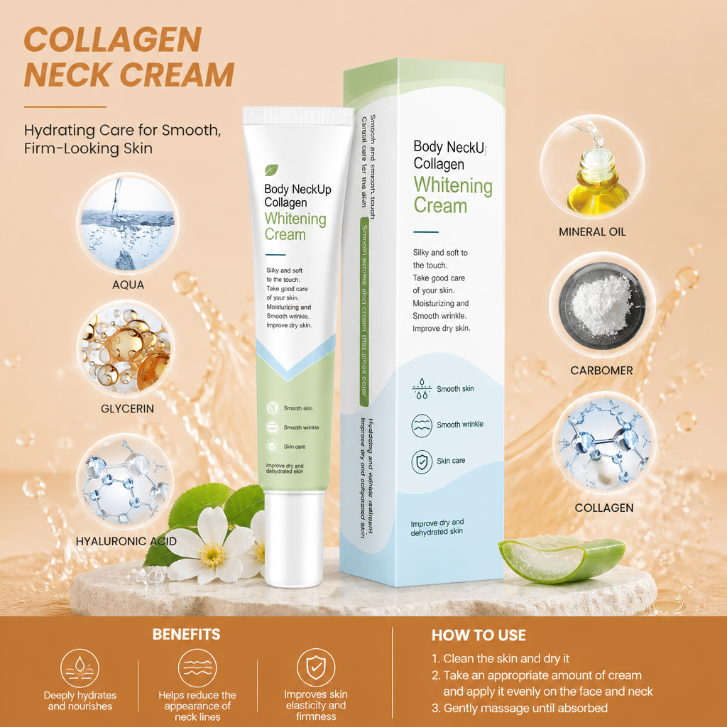 Collagen Neck Cream – Hydrating Care for Smooth, Firm-Looking Skin