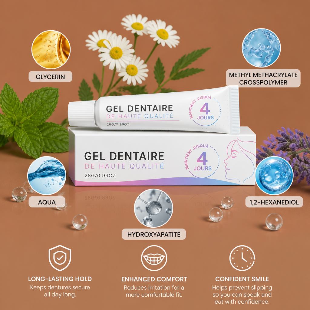 Denture Adhesive Cream – Secure Hold For Comfortable Daily Wear