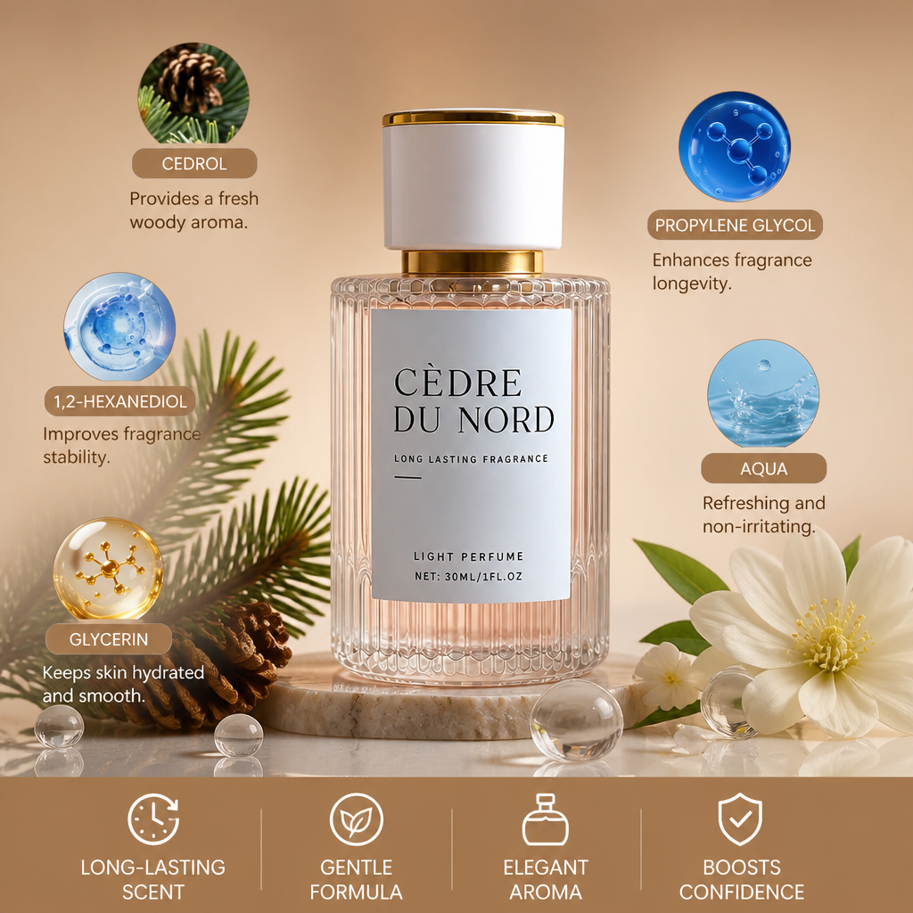 Cedrol Perfume Mist – Long-Lasting Fresh Scent With Elegant Aroma