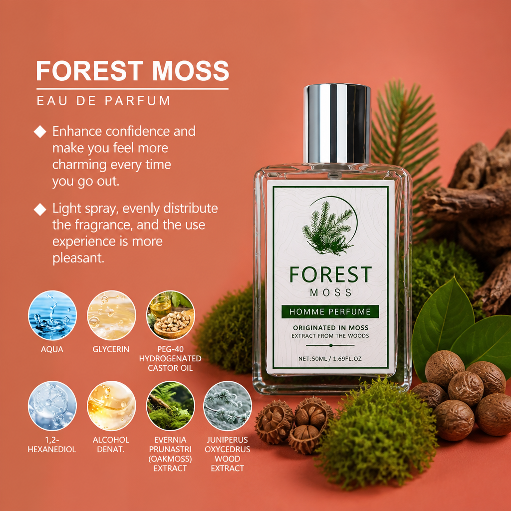 Forest Moss Eau de Parfum – Fresh Woody Fragrance with Lasting Elegance