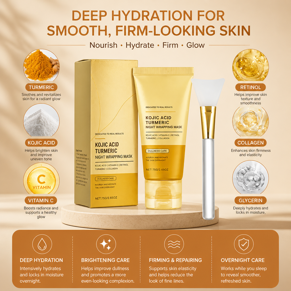 Overnight Brightening Peel-Off Mask – Hydrating Care for Radiant Skin