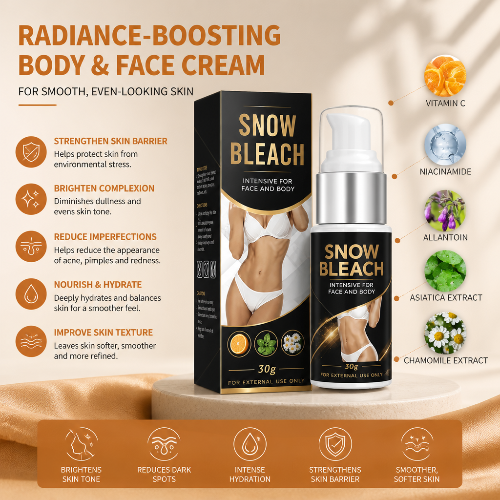 Radiance-Boosting Body & Face Cream for Smooth, Even-Looking Skin