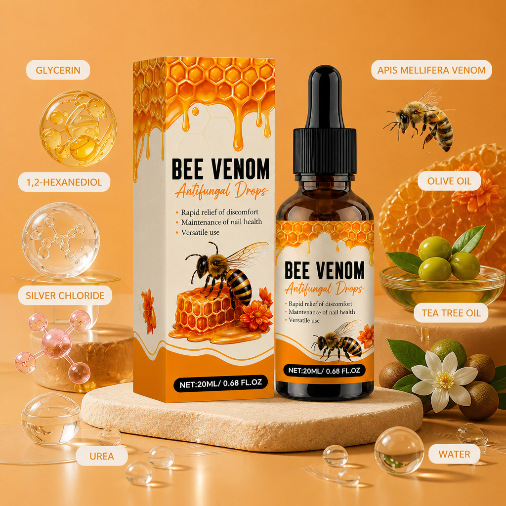 Bee Venom Nail Care Drops β Nourishing Formula For Healthy-Looking Nails