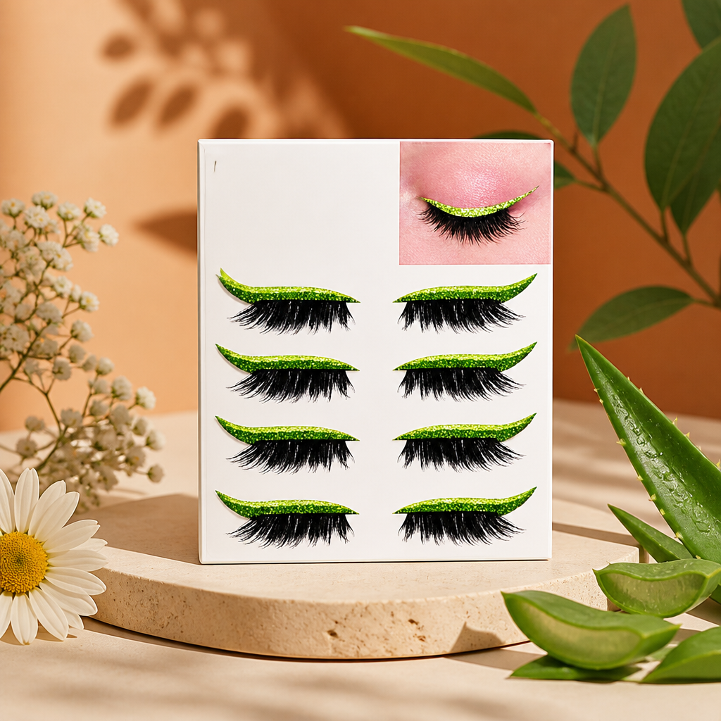 Glitter Winged Eyeliner Stickers – Easy Sparkling Eye Makeup Accent