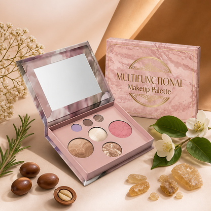 Multifunctional Makeup Palette – Blush, Contour & Highlight In One