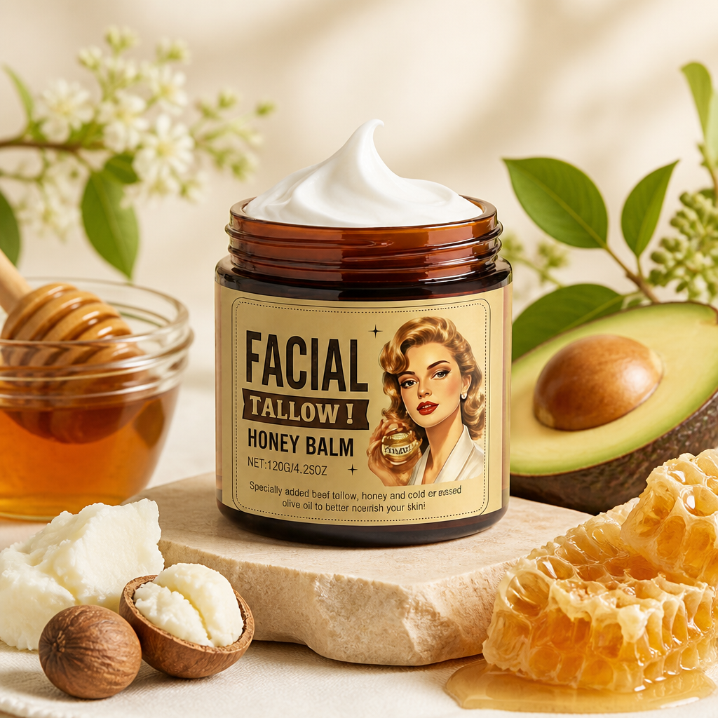 Honey & Shea Moisturizing Face Cream for Soft, Smooth, Radiant Skin