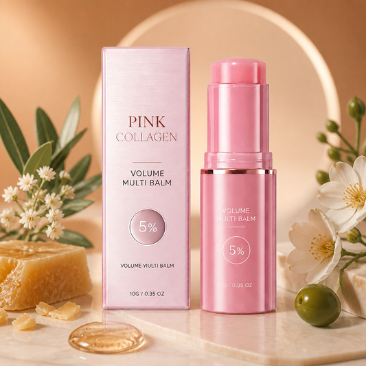 Nourishing Lip Balm with Collagen & Vitamin E for Soft, Smooth Lips