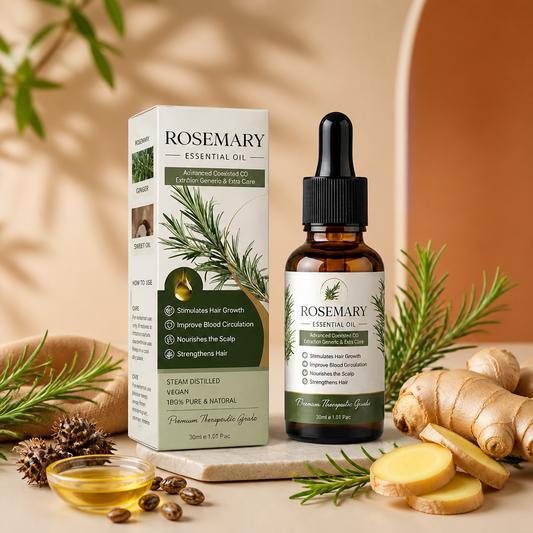 Rosemary & Ginger Hair Care Oil – Nourishing Formula For Stronger-Looking Hair