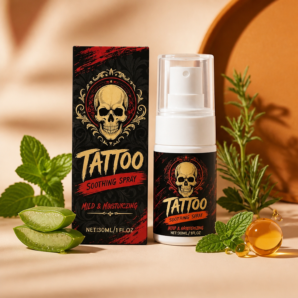 Tattoo Soothing Spray – Gentle Care Formula For Tattooed Skin