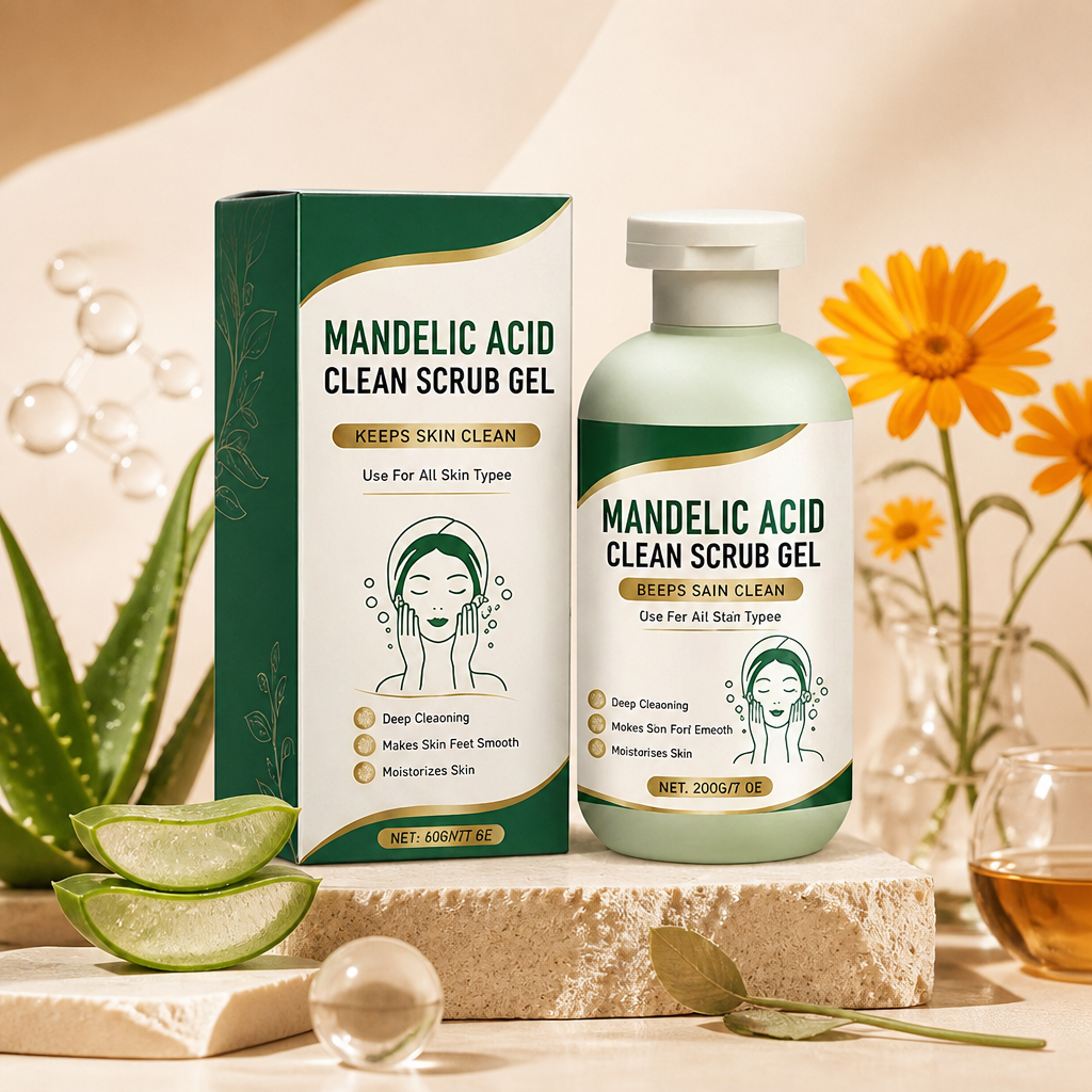 Mandelic Acid Scrub Gel – Gentle Exfoliation for Soft, Smooth Skin