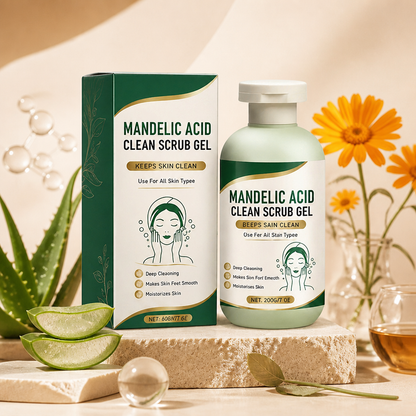 Mandelic Acid Scrub Gel – Gentle Exfoliation for Soft, Smooth Skin