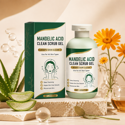 Mandelic Acid Scrub Gel – Gentle Exfoliation for Soft, Smooth Skin