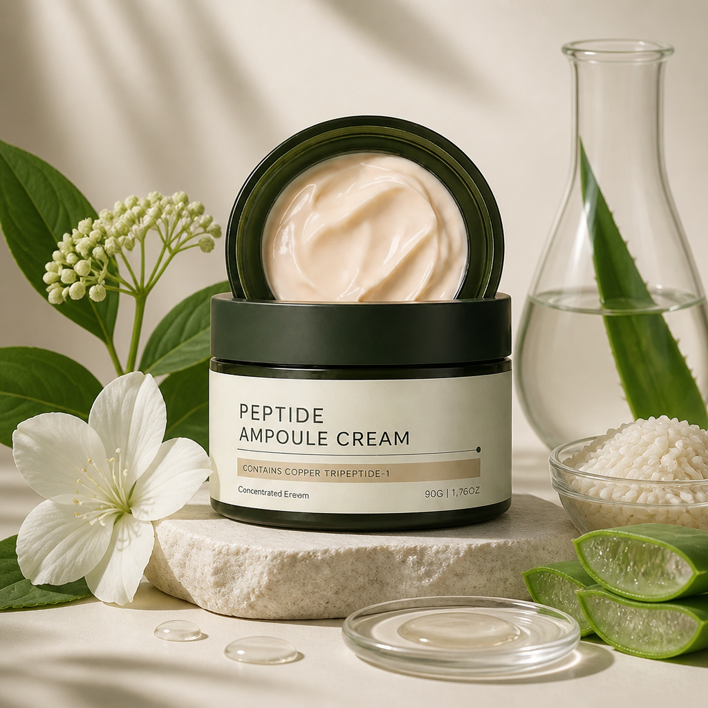 Copper Peptide Face Cream – Deep Hydration & Skin-Firming Care
