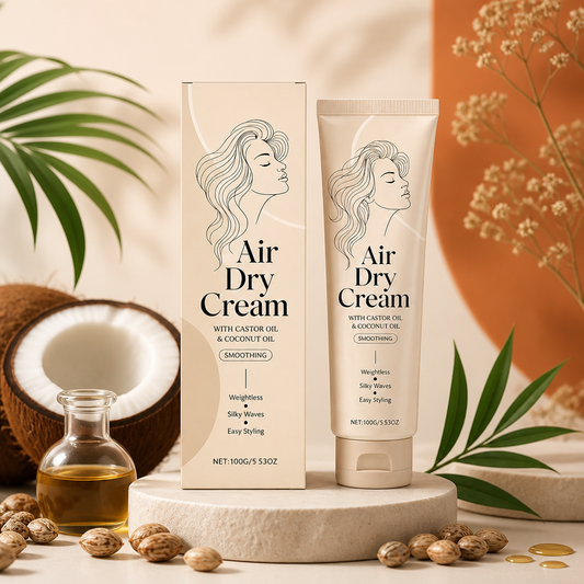 Air Dry Hair Cream – Lightweight Nourishing Styling For Soft Waves