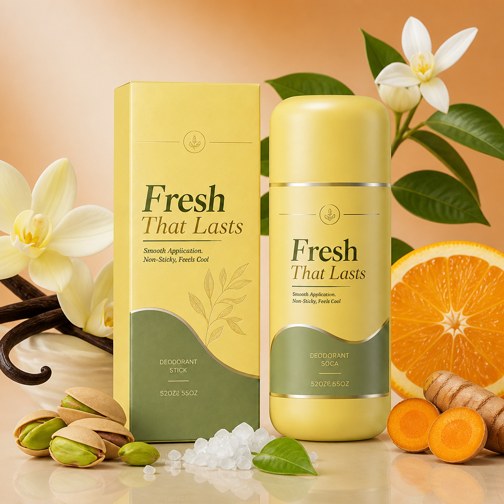 Long-Lasting Deodorant Stick for Fresh, Dry & Comfortable Underarms