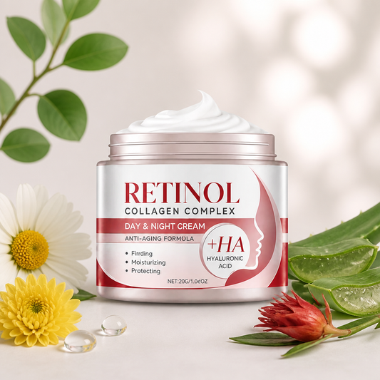 Retinol Firming Face Cream with Hyaluronic Acid for Smooth Radiant Skin