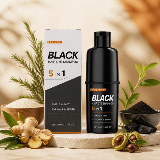Black Hair Dye Shampoo – Easy Color Care For Natural-Looking Dark Hair
