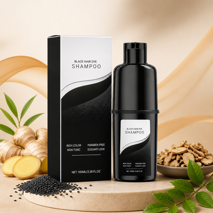 Black Sesame Color Care Shampoo – Natural-Looking Dark Hair Refresh