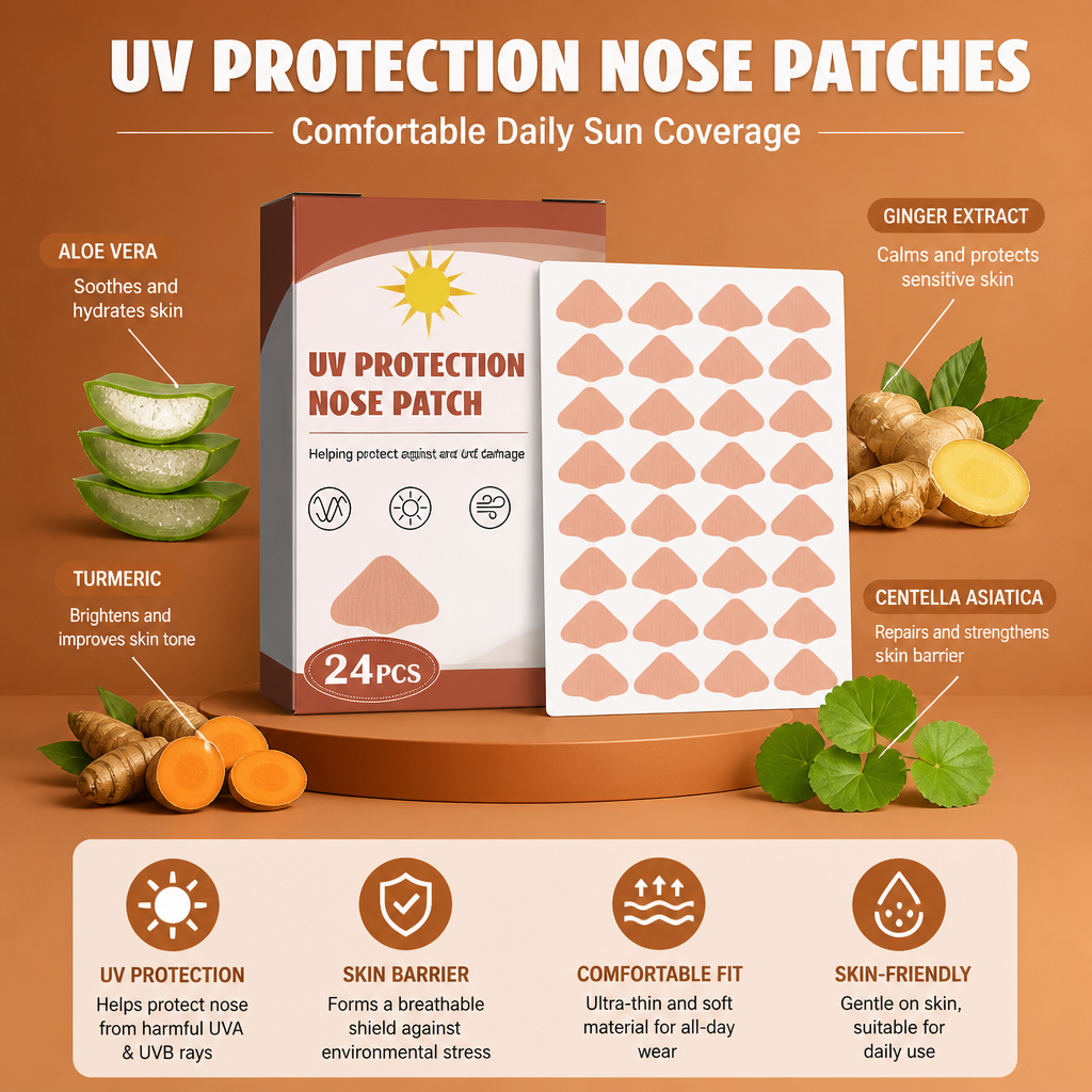 UV Protection Nose Patches – Comfortable Daily Sun Coverage