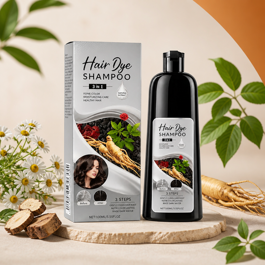 Black Hair Dye Shampoo – Easy Color Refresh For Natural-Looking Dark Hair