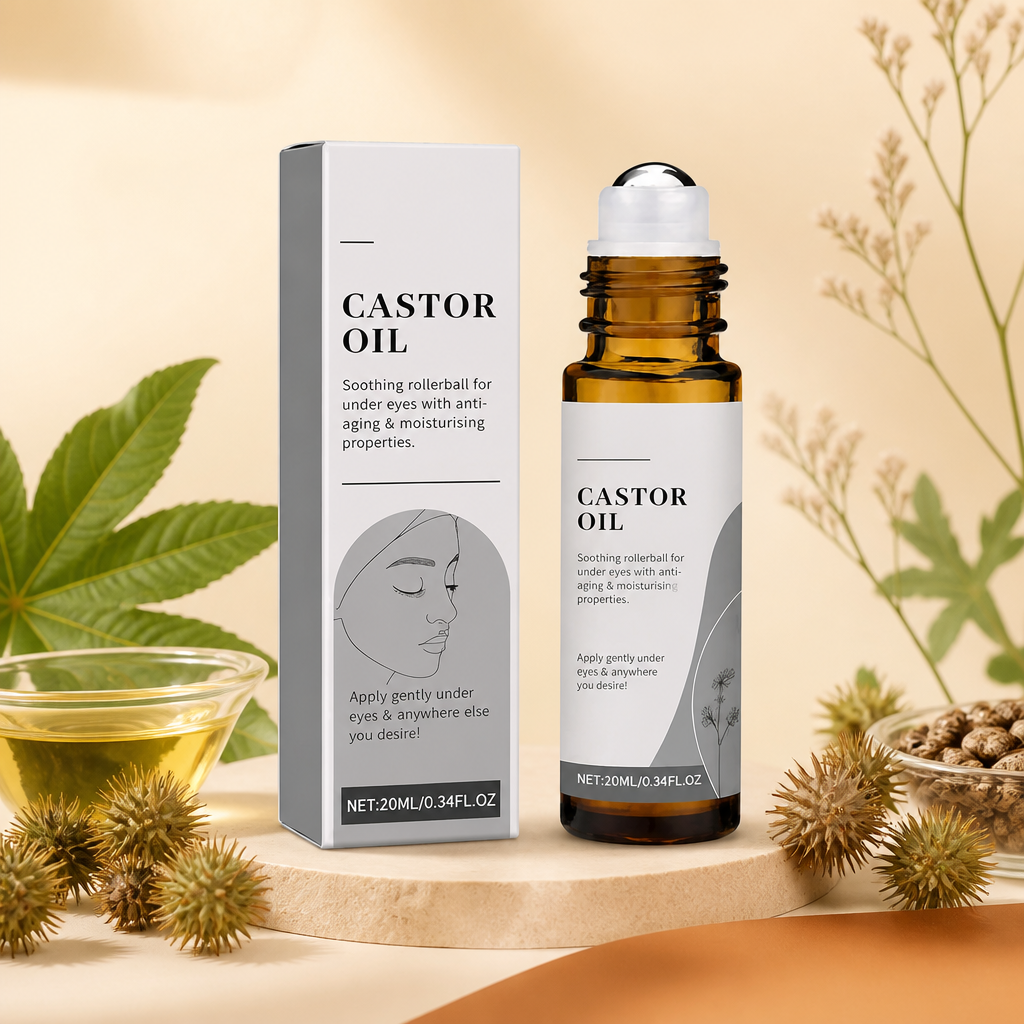 Hydrating Eye Serum Roller with Vitamin E for Smooth, Refreshed Skin