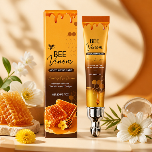 Bee Venom & Hyaluronic Acid Firming Eye Cream for Smooth, Hydrated Skin
