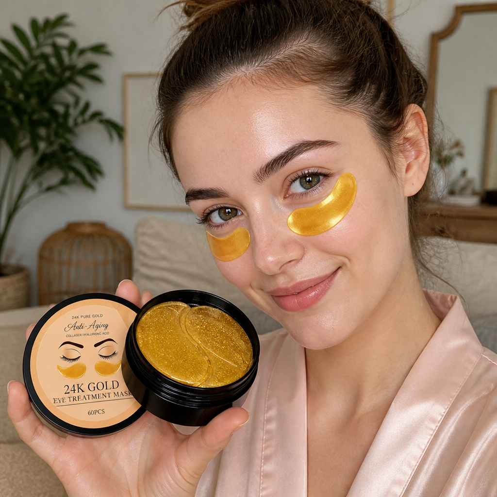 Collagen & Hyaluronic Eye Patches – Hydrating Care for Brighter-Looking Eyes
