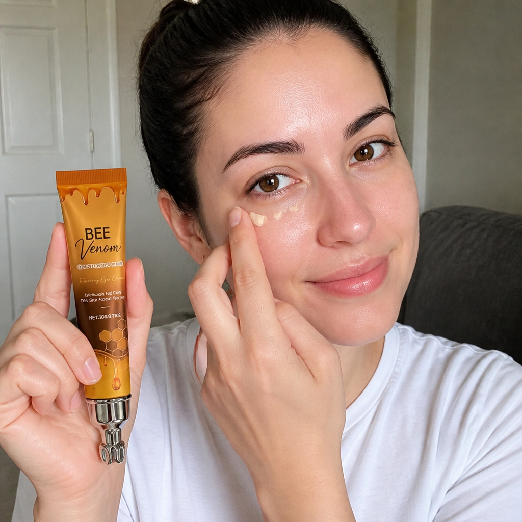 Bee Venom & Hyaluronic Acid Firming Eye Cream for Smooth, Hydrated Skin