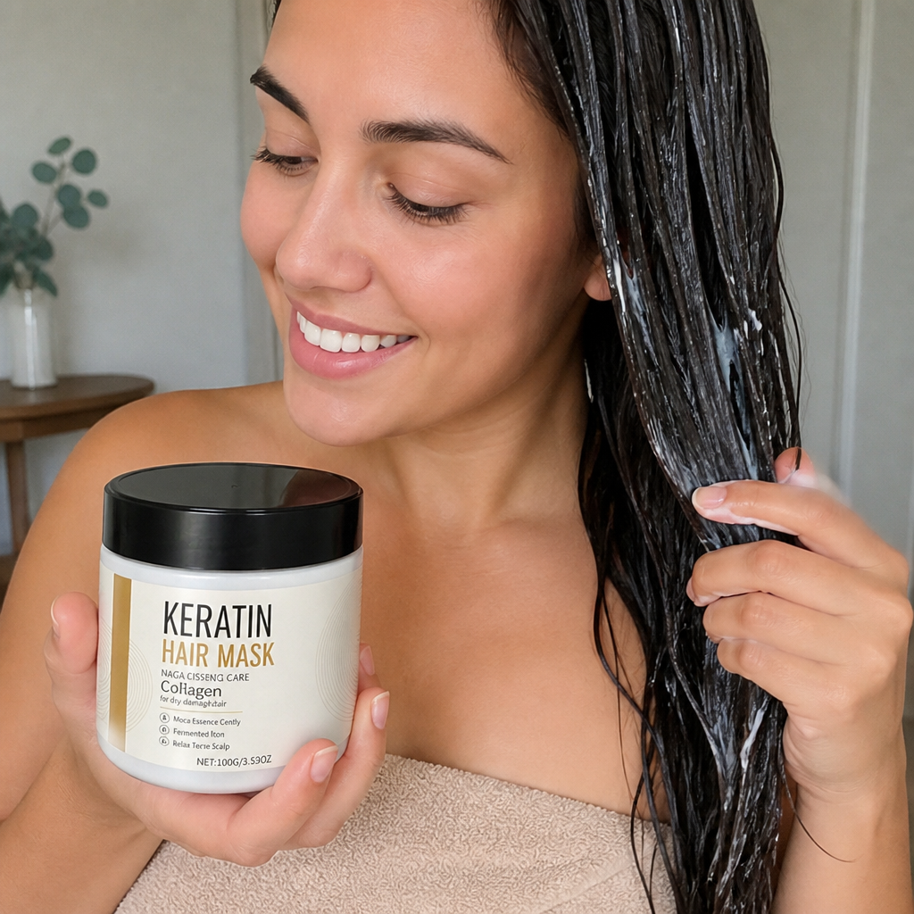 Keratin Hair Mask – Deep Conditioning Formula For Smooth, Glossy Hair