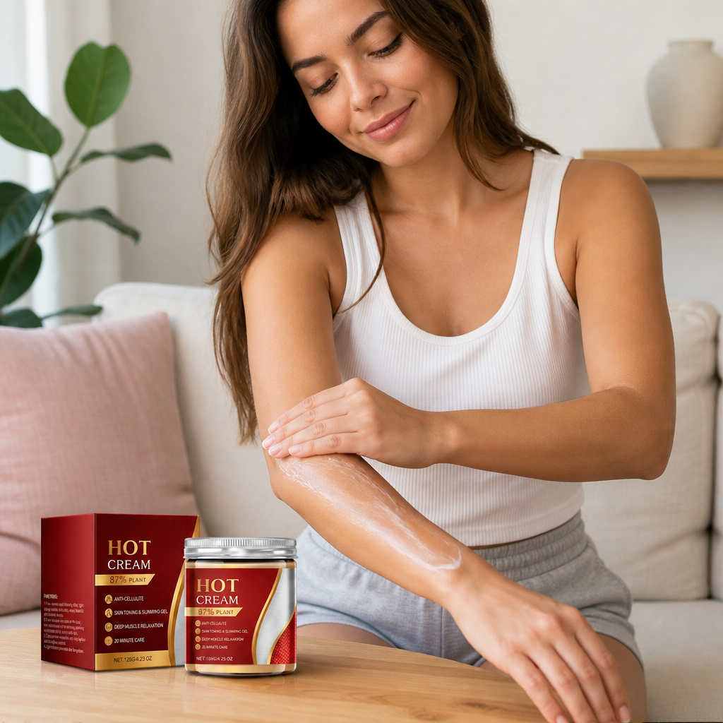 Warming Body Massage Cream for Hydrated, Smooth-Looking Skin