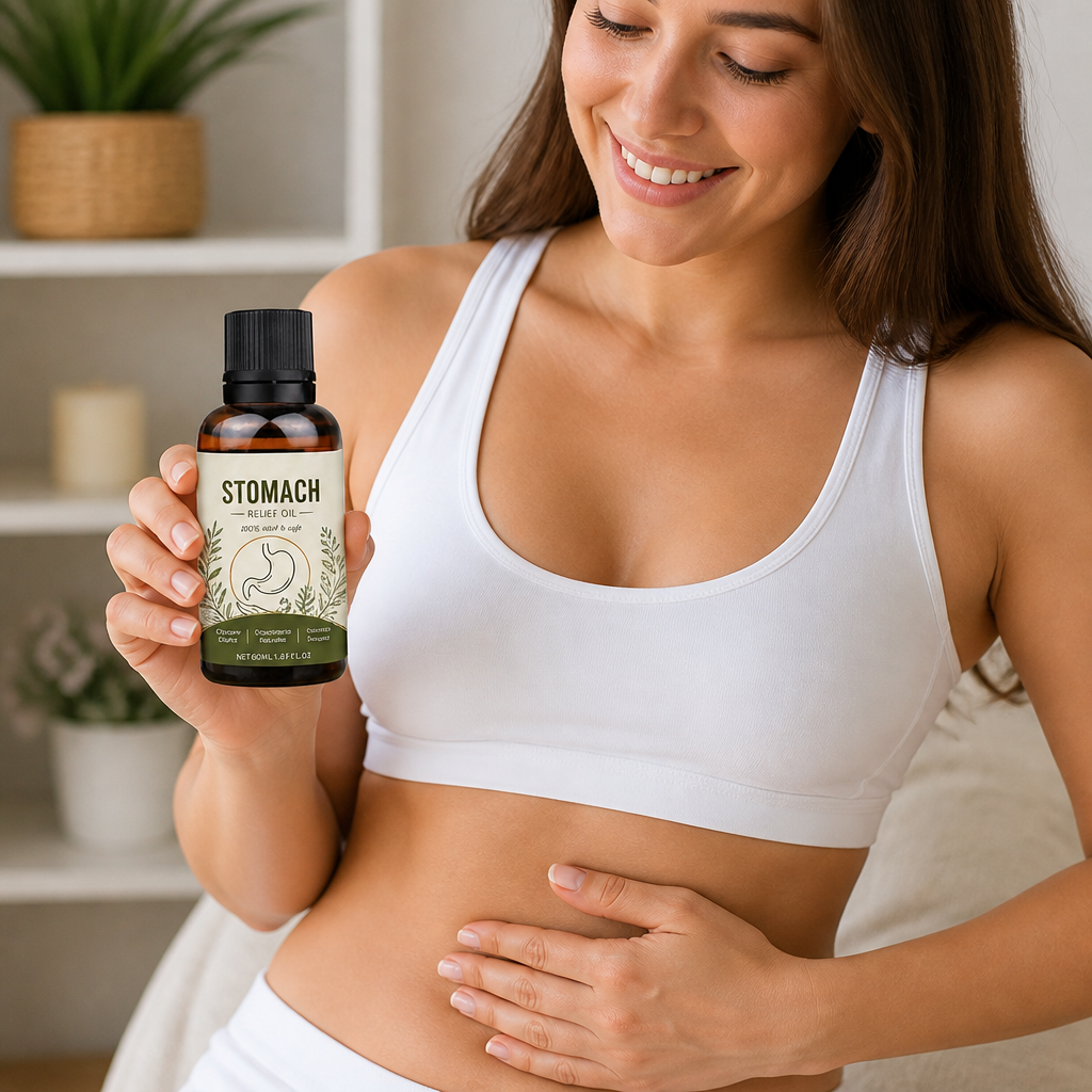 Botanical Abdominal Massage Oil – Nourishing Comfort for Daily Self-Care