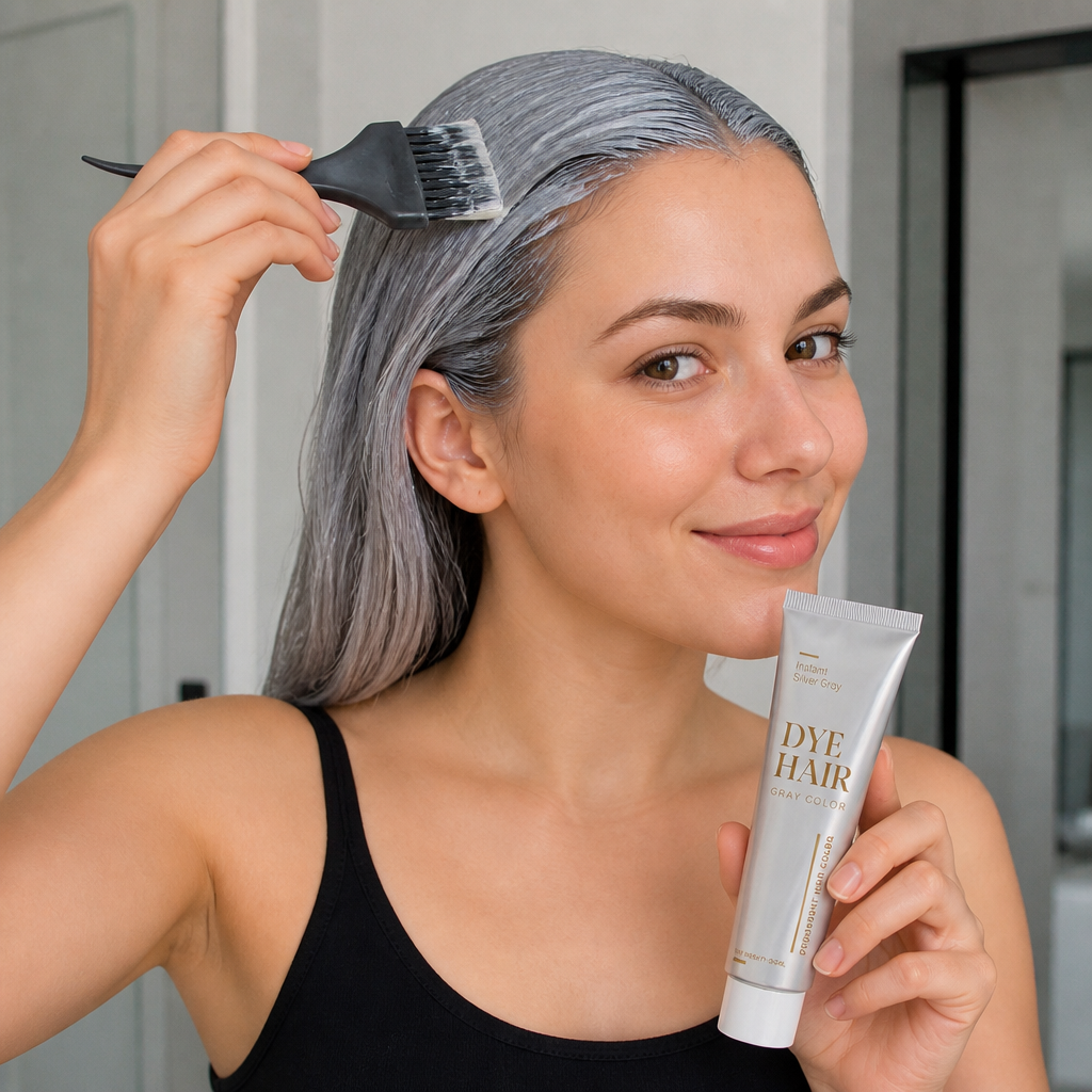 Silver Blonde Hair Dye Cream – Long-Lasting Cool Tone Color Treatment