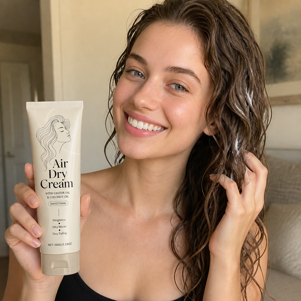 Air Dry Hair Cream – Lightweight Nourishing Styling For Soft Waves