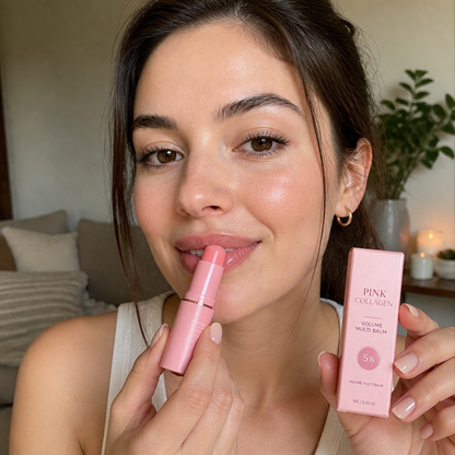 Nourishing Lip Balm with Collagen & Vitamin E for Soft, Smooth Lips
