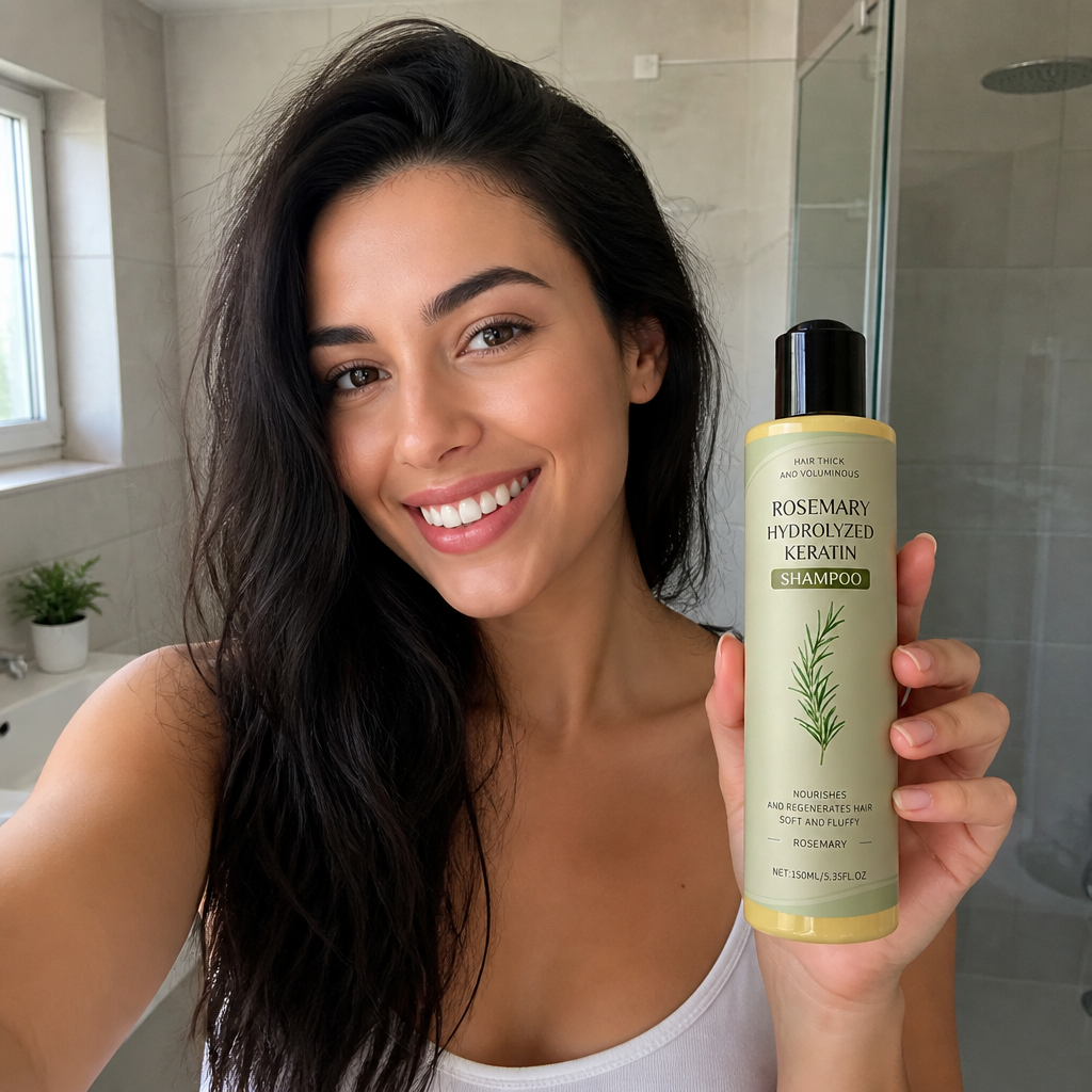 Keratin Hair Strengthening Shampoo – Nourishing Formula For Fuller Looking Hair