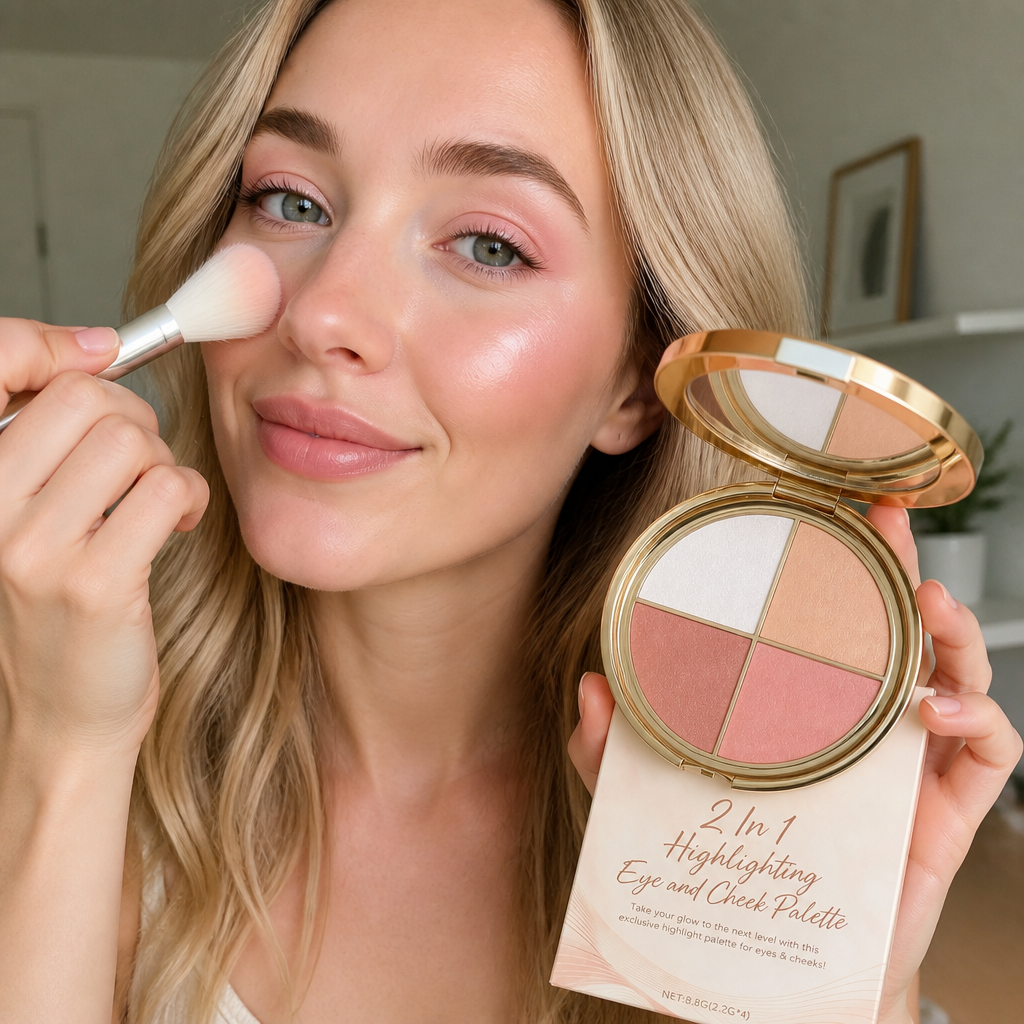 Radiant Multi-Use Face Glow Powder for Eyes, Cheeks & Highlight