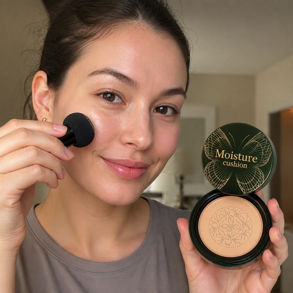 Bionic Cushion Foundation – Lightweight Full Coverage Natural Finish