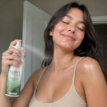 Shiny Glitter Spray – Sparkling Body And Hair Highlight Mist