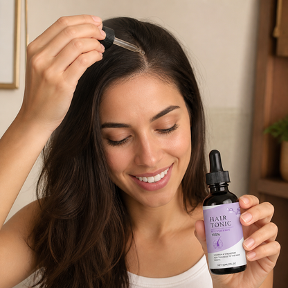 Turmeric & Rosemary Scalp Care Oil – Nourishing Hair Treatment Formula
