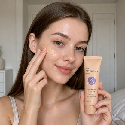 Flawless Coverage Foundation – Lightweight Natural Finish Makeup Base