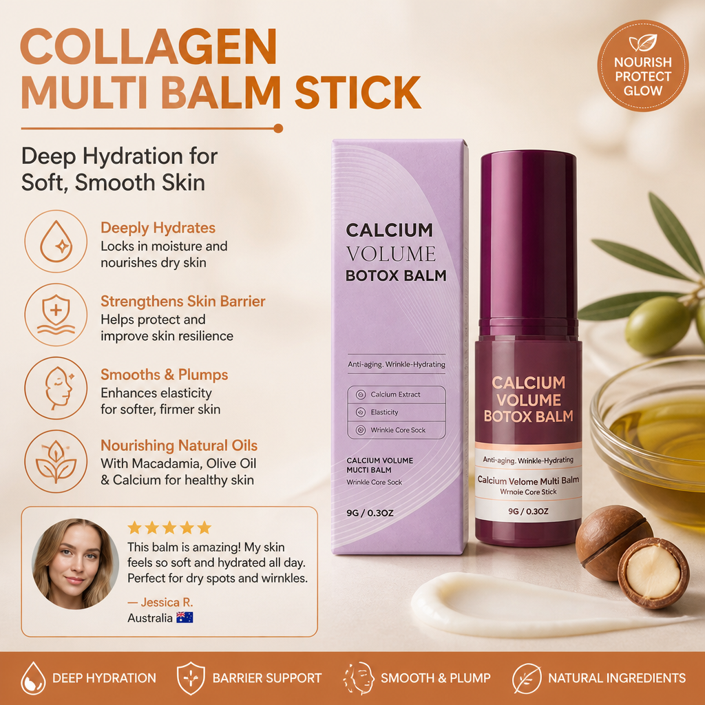 Collagen Multi Balm Stick – Deep Hydration for Soft, Smooth Skin