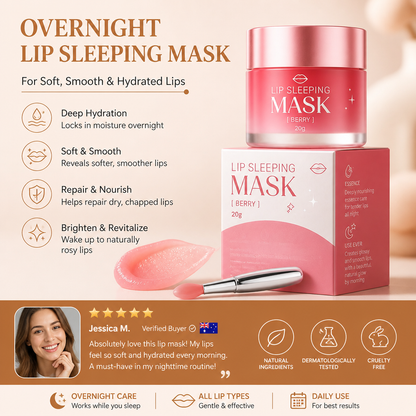 Overnight Lip Sleeping Mask for Soft, Smooth & Hydrated Lips