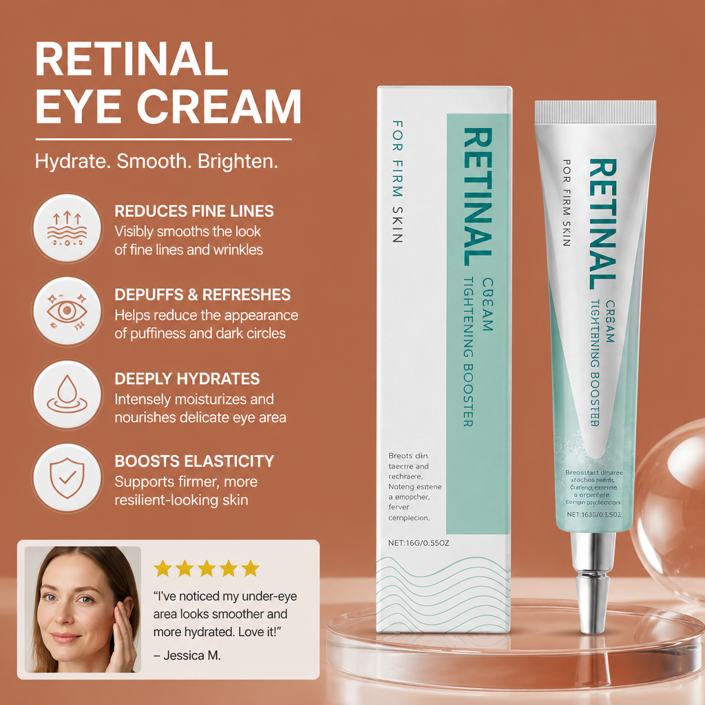 Retinal & Retinol Eye Cream – Hydrating Care for Smoother-Looking Eyes