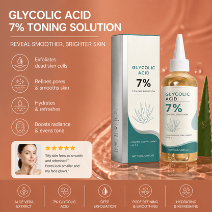 Hydrating Glycolic Acid Facial Toner for Smooth, Refreshed Skin