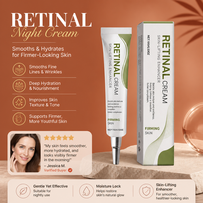 Retinal Night Cream – Smooths & Hydrates for Firmer-Looking Skin