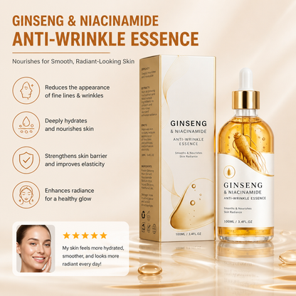 Ginseng & Niacinamide Essence – Nourishes for Smooth, Radiant-Looking Skin